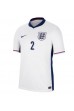 Engeland Kyle Walker #2 Voetbaltruitje Thuis tenue EK 2024 Korte Mouw